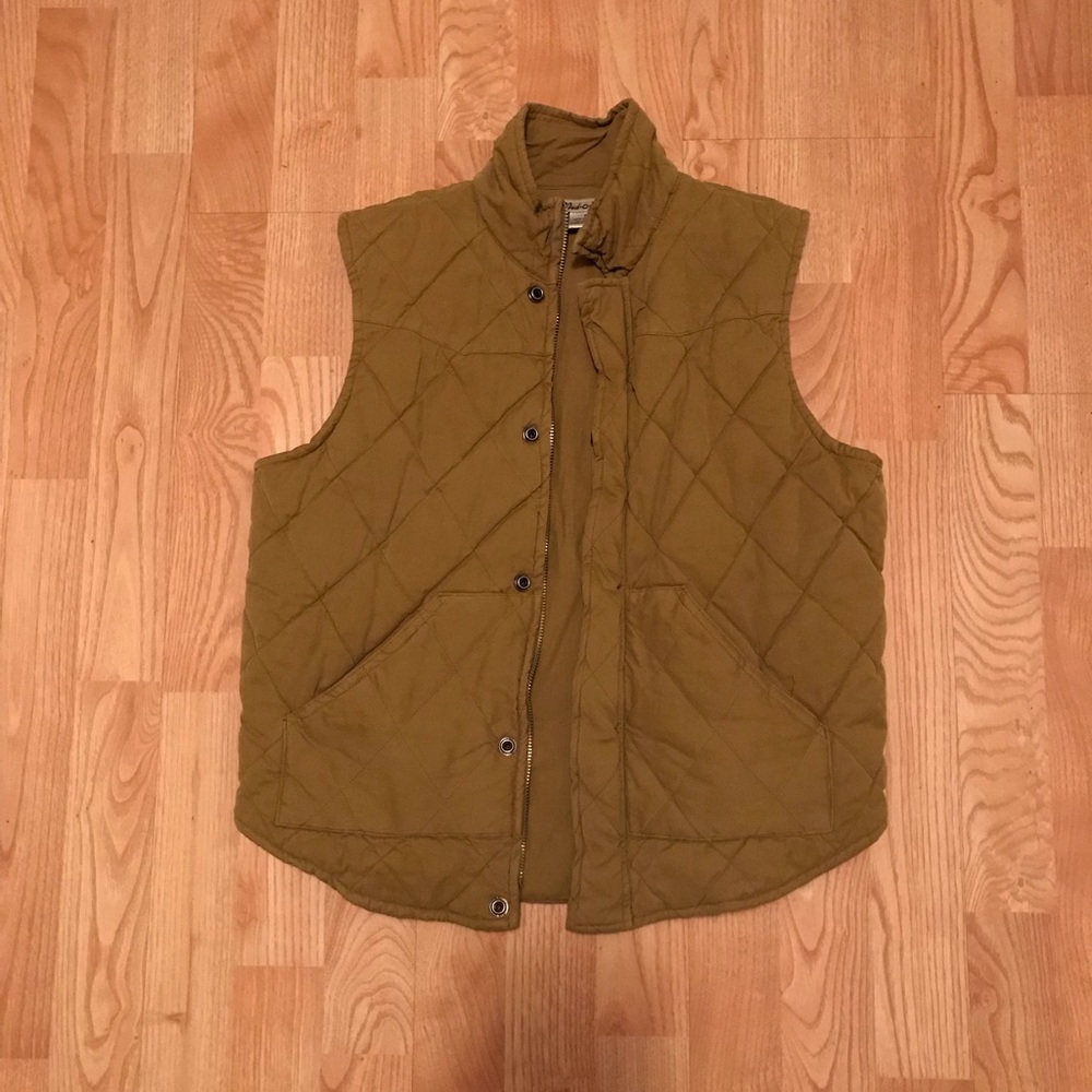 Green Quilted Vest